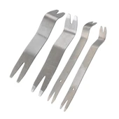 Ayt Carstar HM-398Y Araç İçi Ses Sistemi Sökme Lastik Sökme Oto Kapı Düzeltme Çıkarma Seti Paslanmaz Çelik 6 Farklı Aparat - 1