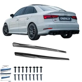 AUDI S3 8V Sedan-Cabrio 2013-2016 Marşpiyel Altı Lip / AUDI S3 8V Makyajlı Sedan-Cabrio 2016-2020 Marşpiyel Altı Lip (2 Pcs) thumbnail 3