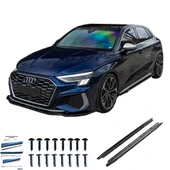 AUDI S3 8Y ( Sedan/Sportback ) 2020-2024 Marşpiyel Altı Lip / AUDI A3 S-Line 8Y ( Sedan/Sportback ) 2020-2024 Marşpiyel Altı Lip (2 Pcs) thumbnail 3