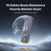 RaXius DK03 USB-A/Type-C Kablolu RGB 22x80 M.2 NVMe Taşınabilir Harici SSD (Boş Kutu) - 3
