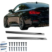 BMW M4 F82 2014-2021 Marşpiyel Altı Lip (2 Pcs) - 1