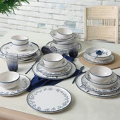 Keramika Blue Bloom Yemek Takımı 24 Parça 6 Kişilik 22810-11-12 - 3
