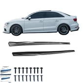 AUDI S3 8V Sedan-Cabrio 2013-2016 Marşpiyel Altı Lip / AUDI S3 8V Makyajlı Sedan-Cabrio 2016-2020 Marşpiyel Altı Lip (2 Pcs) thumbnail 4
