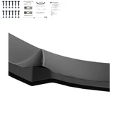 AUDI S6 / A6 S-Line C8 (Sedan-Avant) 2019-2023 Ön lip / AUDI S6 / A6 S-Line C8 Makyajlı (Sedan-Avant) 2024+ Ön lip Version 2 thumbnail 5