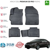 TOYOTA COROLLA ARACA ÖZEL 3D PASPAS 2021 2022 2023 2024 2025 thumbnail 1