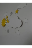 Home Çocuk Odası Işıklı Güneş Bulutay Dekoratif Gece Lambası - 1