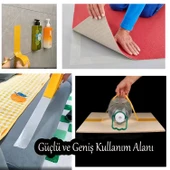 Şeffaf Çift Taraflı Filmik Film Bant Şerit Montaj Bandı 48 mm x 25 Metre Çok Amaçlı Güçlü 1 Adet - 3
