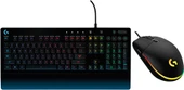 Logitech G213 Oyuncu Klavye 920-008094 - G102 Oyuncu Mouse 910-005823 (Siyah) - 1