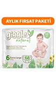 Natural 6 Numara Junior Plus Pamuklu Bebek bezi 68 Adet - 1