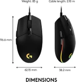 Logitech G203 Lightsync RGB Mouse - 4