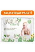 Natural 4 Numara Maxi Pamuklu Bebek Bezi 100 Adet - 1