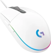 Logitech G203 Lightsync Mouse Beyaz 910-005797 - 1