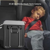 Coolist CLK65W 12/24Volt 220Volt 65 Litre Çift Bölmeli Tekerlekli Outdoor Kompresörlü Oto Buzdolabı/Dondurucu thumbnail 12