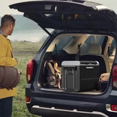 Coolist CLK65W 12/24Volt 220Volt 65 Litre Çift Bölmeli Tekerlekli Outdoor Kompresörlü Oto Buzdolabı/Dondurucu thumbnail 11