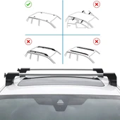 Ford Connect Ara Atkı Gri- Elegance v3 (2 Parça) | (2002-2014) - 5