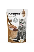 Bestpet  Adult Jelly Pouch Ciğerli Yaş Kedi Maması 85 gr - 1