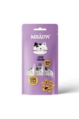 MHAUW  Ciğerli Kremalı Sıvı Kedi Ödülü 15gr 4lü - 1
