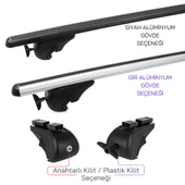 Citroen Jumpy Ara Atkı Gri- Bold Bar v1 (Metal Kilit, 2 Parça) | (2017+) - 2