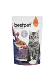 Bestpet  Adult Jelly Pouch Somonlu Yaş Kedi Maması 85 gr - 1