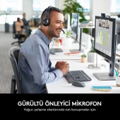 Logitech H390 USB Gürültü Önleyici Mikrofonlu Kulaklık - Siyah - 2
