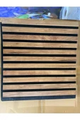 Renkli Duvarlar 1m² (50cmx50cm 4 Adet)Kahverengi Akustik Duvar Paneli 3mm Keçe Ve 8mm Mdflam Duvar Çıtası Lambiri - 2