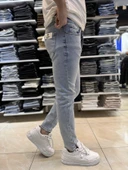 Açık Mavi Yıkamalı Skinny Fit Jean 623CslKe - 3