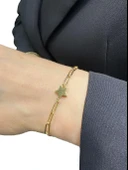 İtalyan Ataç Zincir Taşsız Minik Yıldız Çok Şık Altın Bileklik thumbnail 2