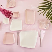 Karaca Naomi 26 Parça 6 Kişilik Kahvaltı Takımı Pink - 1