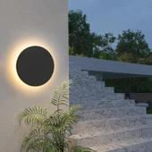 Ip Aplik duvar apliği dekortif açık alan dış mekan lamba aydınlatma ışık Su geçirmez Bahçe Led Modern A-IPD-5070 7W - 9