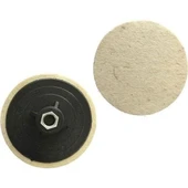 Araç Oto Pasta Polisaj Keçesi Metal Mermer Parlatma Cila Keçesi M14 115 mm 1 Adet - 1