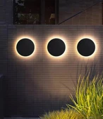 Ip Aplik duvar apliği dekortif açık alan dış mekan lamba aydınlatma ışık Su geçirmez Bahçe Led Modern A-IPD-5070 7W - 2