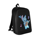 SMART BAG siyah Led Ekranlı Sırt Çantası, Motorcu Çantası - 2
