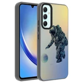 Samsung  A24 Kılıf Desenli Dragon Sert Kapak thumbnail 1