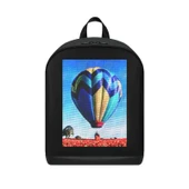 SMART BAG siyah Led Ekranlı Sırt Çantası, Motorcu Çantası - 1