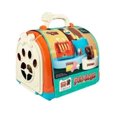 JND-3615-1 Taşıma Çantalı Hareketli Pilli Köpek Set (Pet Shop) -Vardem Oyuncak - 1
