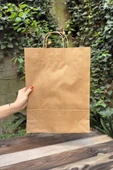 32x20x32cm Kilitli Kraft Kutu 25 Adet - 5
