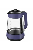 Cm 5964 W Mor 1900 W Cam Demlikli Çay Makinesi - 1