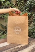 32x20x32cm Kilitli Kraft Kutu 25 Adet - 3