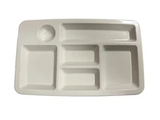 Yumurtalıklı Kahvaltılık Polikarbon Tabldot Tabağı thumbnail 1