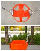 Teplay Zincirli Sumo Bebek Salıncağı Turuncu - 2