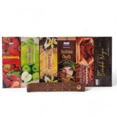 Srtrawberry, Apple, Vanilla, Arabian Qudh, Cinnamon, Sandal 6x20 Tütsü-Hediyeli - 2