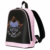 MİNİ SMART BAG Pembe Led Ekranlı Sırt Çantası, Motorcu Çantası - 5
