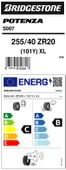Bridgestone 255/40R20 101Y Xl S007 C-B-72 Yaz Oto Lastiği (Üretim Yılı: 2024) - 2