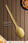 Standlı Ahşap Tahta Kaşık Seti Yemek Servis Sunum Kaşık Seti Ahşap Kaşıklık - Doğal yağlı (5 Parça) thumbnail 4