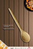 Standlı Ahşap Tahta Kaşık Seti Yemek Servis Sunum Kaşık Seti Ahşap Kaşıklık - Doğal yağlı (5 Parça) thumbnail 6