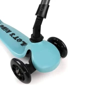 Let's Ride 3 Tekerlekli Katlanabilir Işıklı Scooter Turkuaz - 6