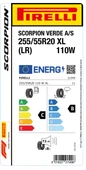 Pirelli 255/55R20 110W Xl Lr Scorpıon Verde All Season C-B-72 4 Mevsim Suv Lastiği (Üretim Yılı: 2024) - 2
