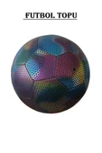 Kapris Fosfor Desenli Dikişli Futbol Topu X733 - 1