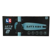 Let's Ride 3 Tekerlekli Katlanabilir Işıklı Scooter Turkuaz - 8