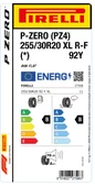 Pirelli 255/30R20 92Y Xl R-F P-Zero * P-Zero Pz4 B-B-70 Yaz Oto Lastiği (Üretim Yılı: 2024) thumbnail 2